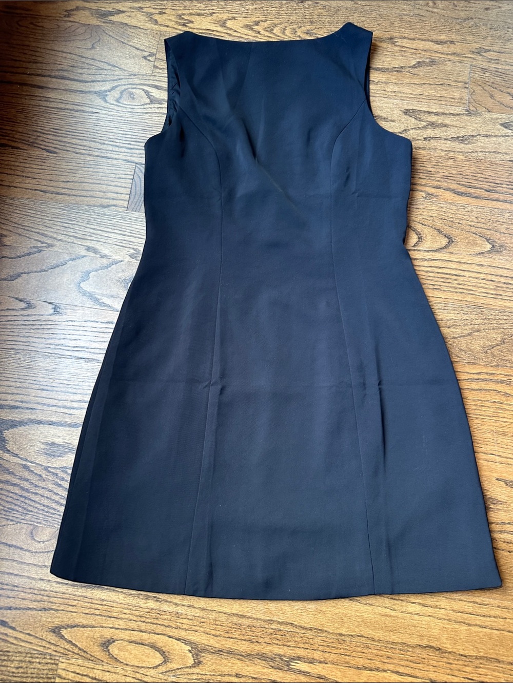Sleek Sleeveless Black Mini Dress